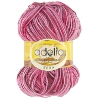 Пряжа для вязания Adelia "Zena", цвет №64, 5 шт х 100 г артикул 2562b.